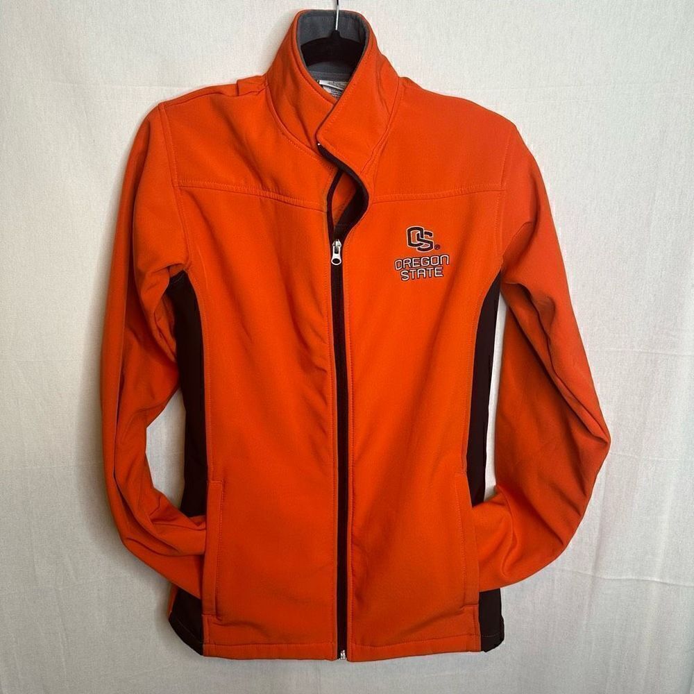 Pro Edge Orange Oregon State Full-Zip Jacket with Black Accents